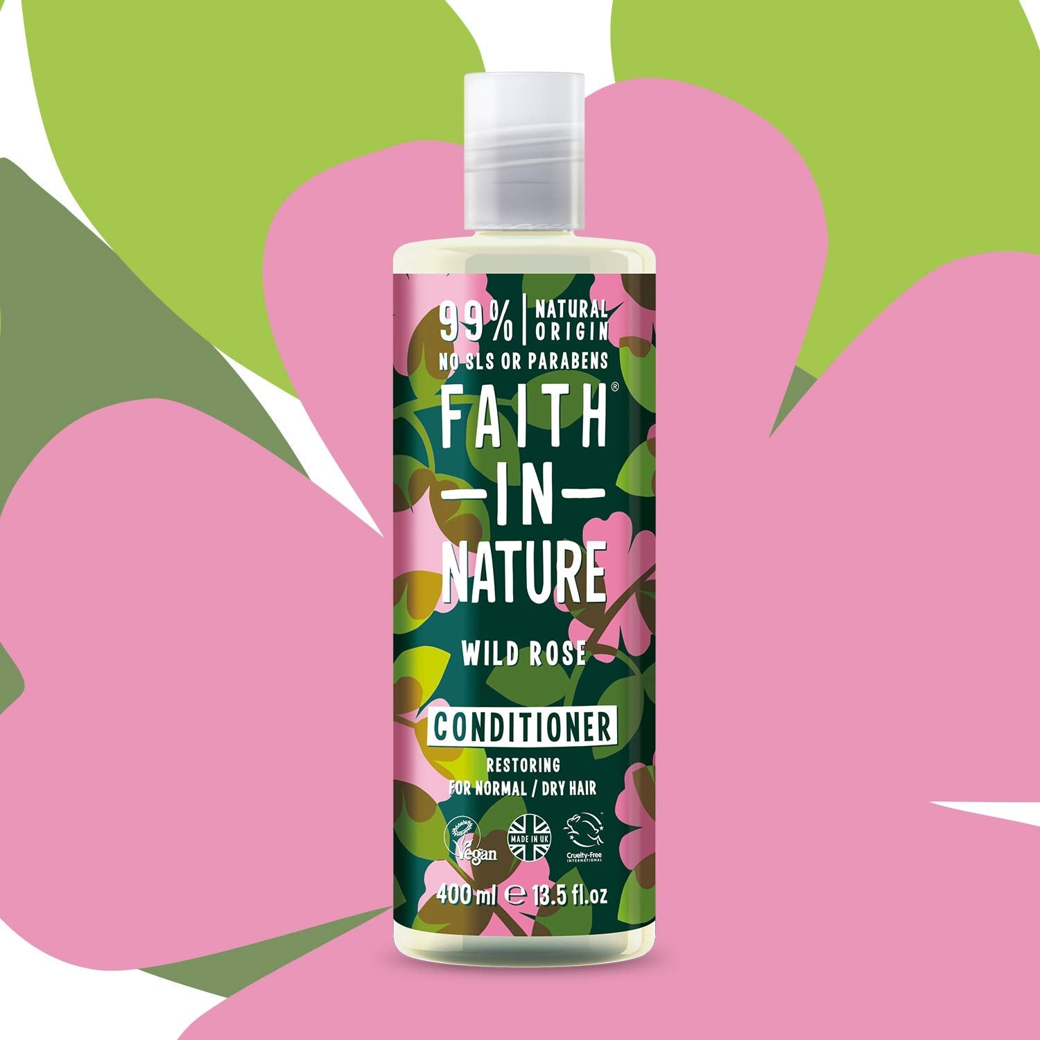 Wild Rose Conditioner 400ml - Faith in Nature - Conditioner - Eco Natural Products