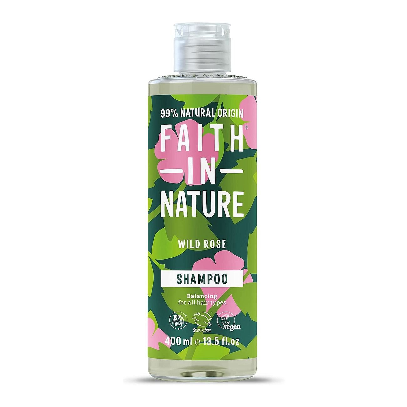 Wild Rose Shampoo 400ml - Faith in Nature - Shampoo - Eco Natural Products