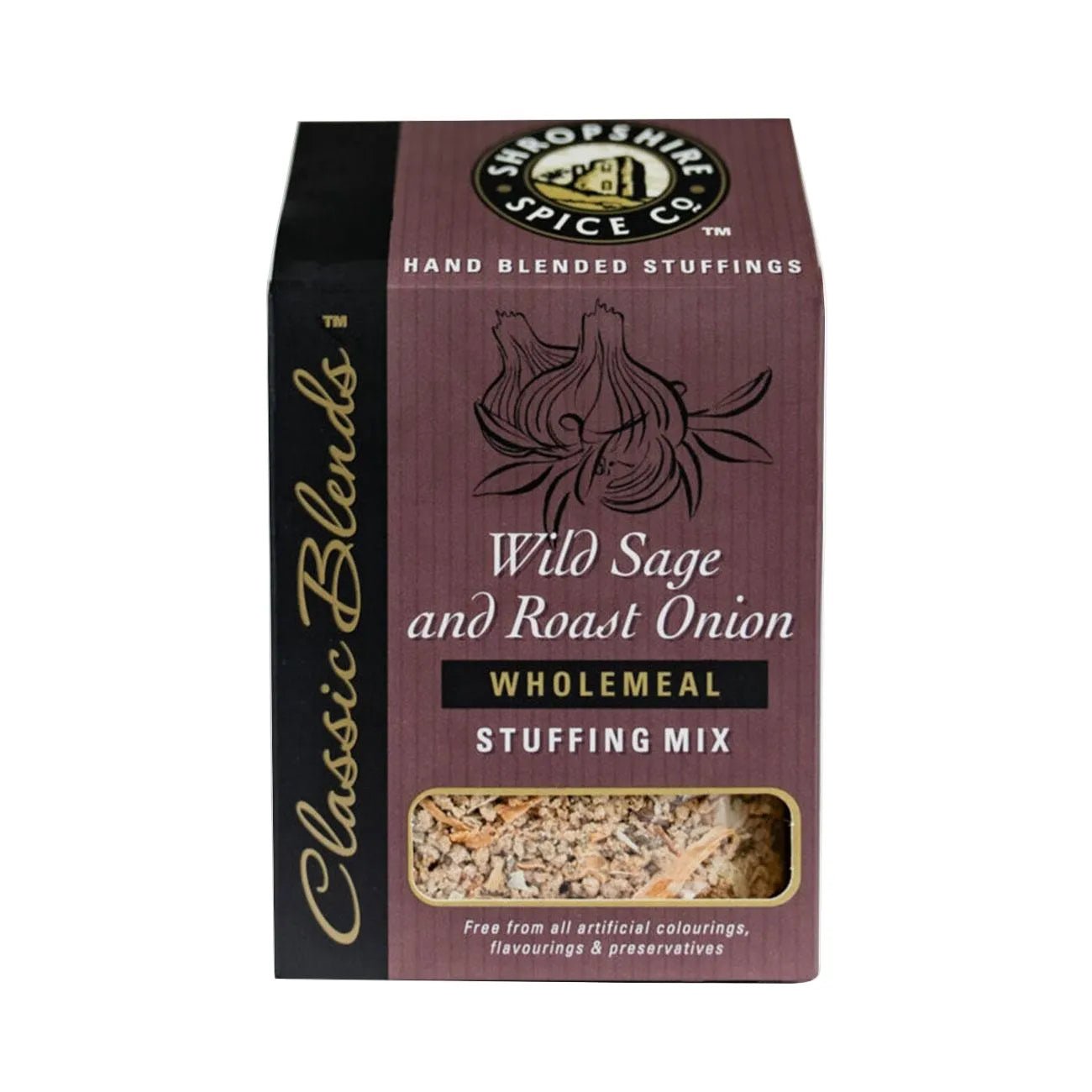 Wild Sage & Roast Onion Wholemeal Stuffing 150g - Shropshire Spice - Stuffing Mix - Shropshire Spice
