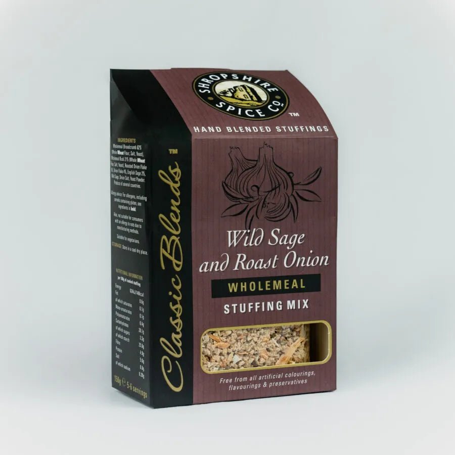 Wild Sage & Roast Onion Wholemeal Stuffing 150g - Shropshire Spice - Stuffing Mix - Shropshire Spice