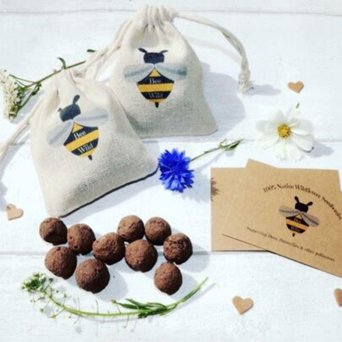 Wildflower Seedbombs - Bee Wild - Seeds - Eco Natural Products