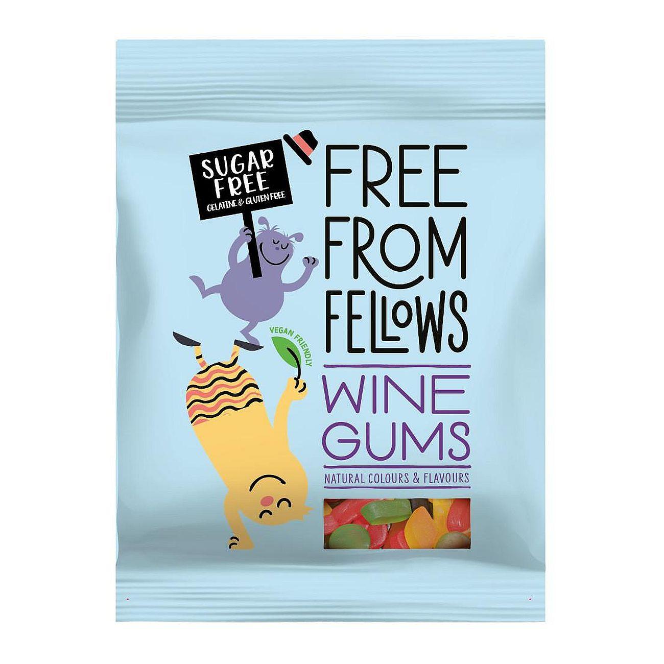 Wine Gums Sweets 100g BBE 24.10.2024 - Eco Natural Products - Free from fellows - Sweets