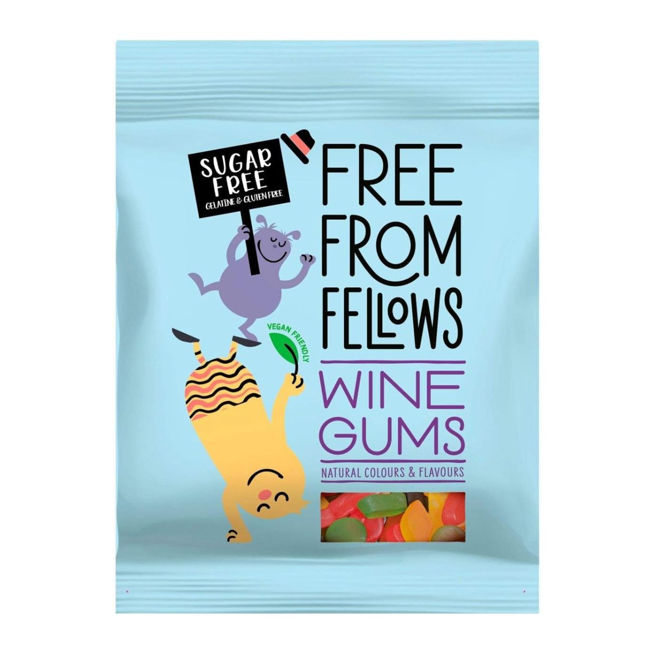 Wine Gums Sweets 100g [BLACK FRIDAY] - Eco Natural Products - Free from fellows - Sweets