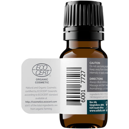 Wintergreen Oil 10ml - SOIL - Essential Oil - Eco Natural Products