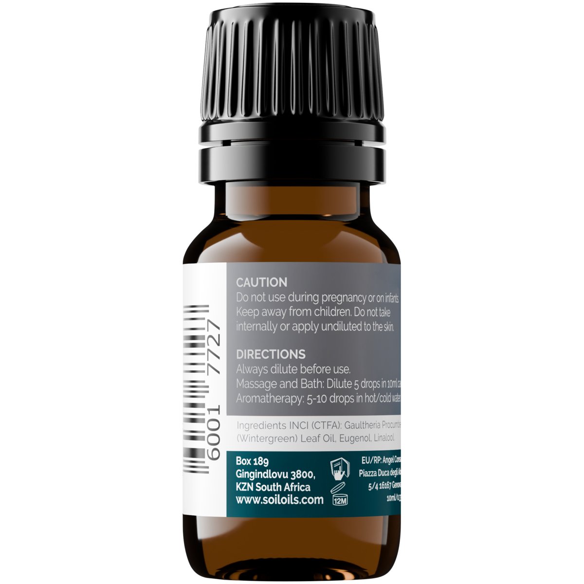 Wintergreen Oil 10ml - SOIL - Essential Oil - Eco Natural Products