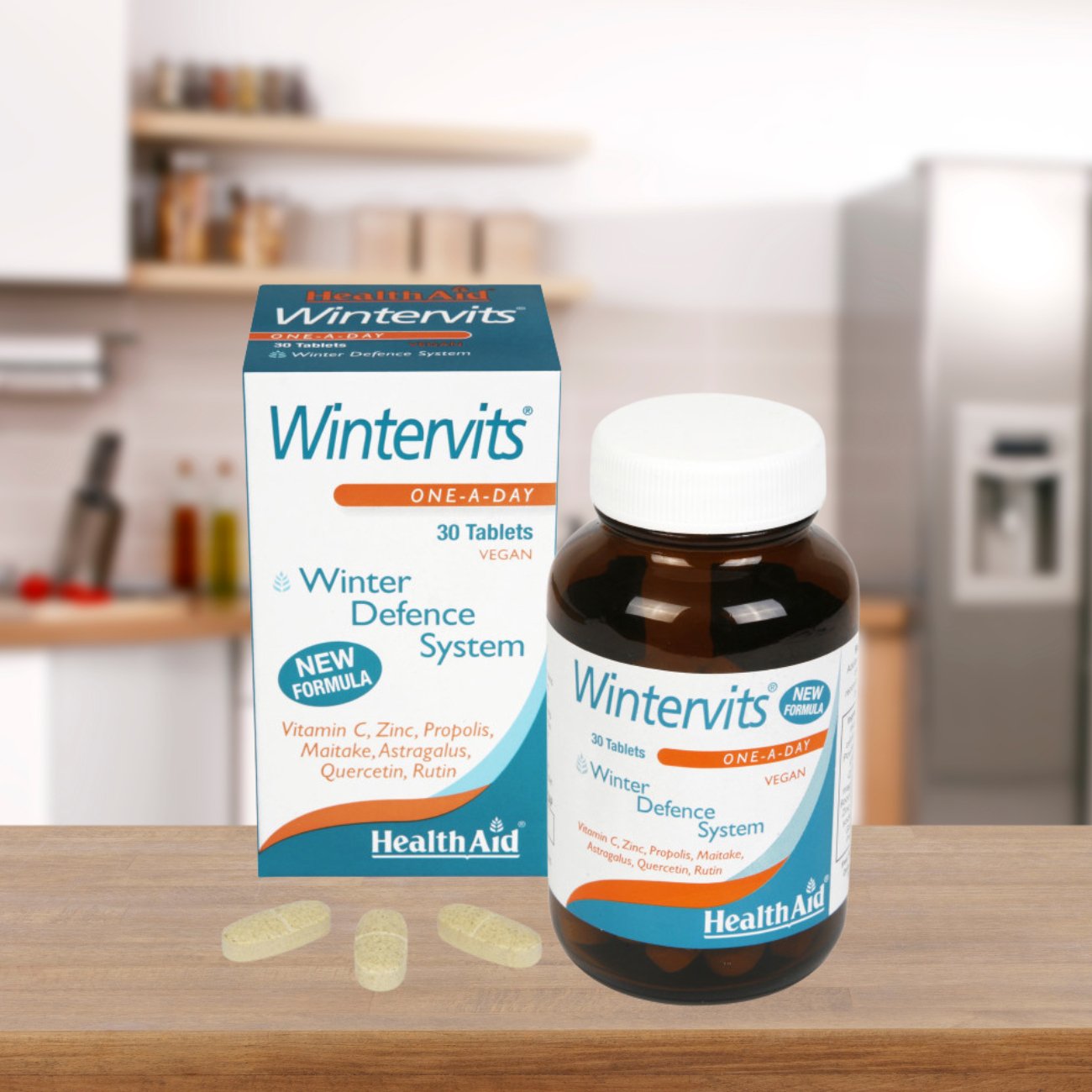 Wintervits Tablets 30 Tablets - HealthAid - Food Supplement - Eco Natural Products