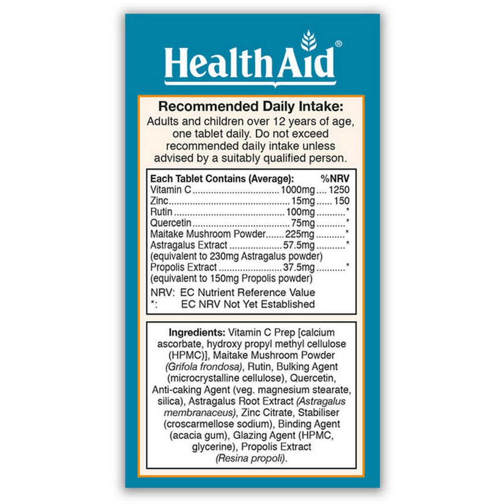 Wintervits Tablets 30 Tablets - HealthAid - Food Supplement - Eco Natural Products