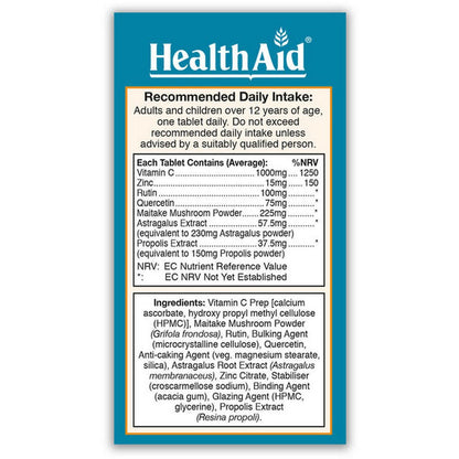 Wintervits Tablets 30 Tablets - HealthAid - Food Supplement - Eco Natural Products