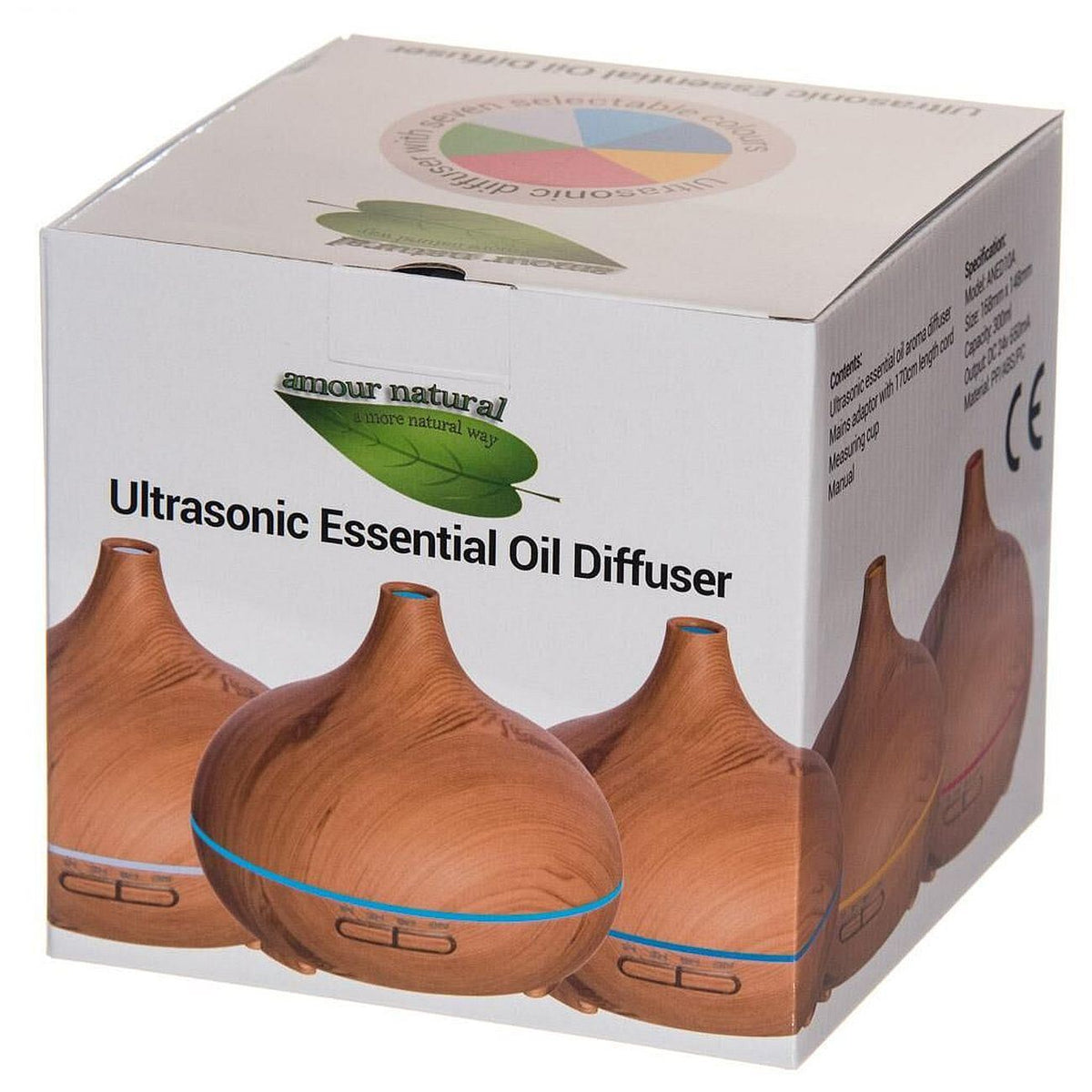 Wood - effect Electric Diffuser - Amour Natural - Incense/Diffuser - Eco Natural Products