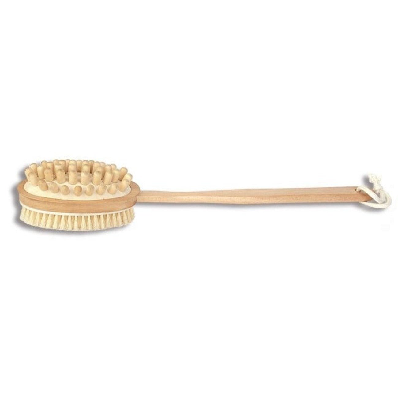 Wooden Bath and Shower Brush Two - Sided 17" [BLACK FRIDAY] - Eco Natural Products - Donegal - Brush