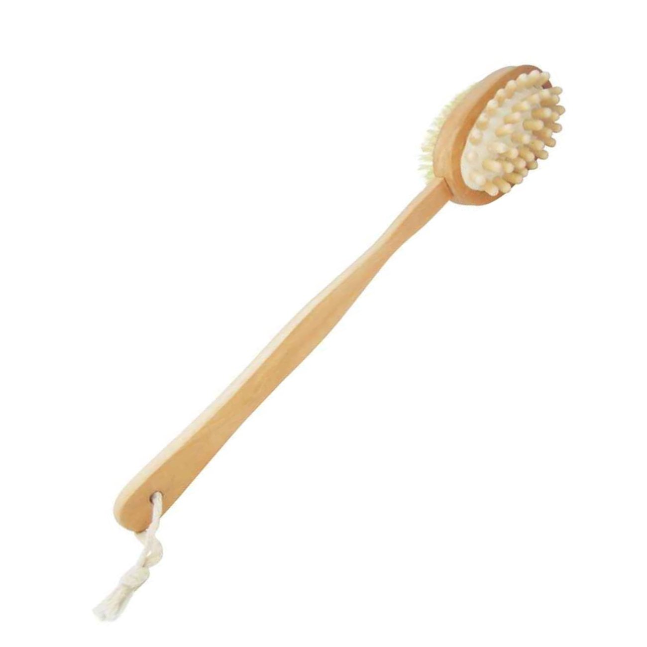 Wooden Bath and Shower Brush Two - Sided 17" [BLACK FRIDAY] - Eco Natural Products - Donegal - Brush