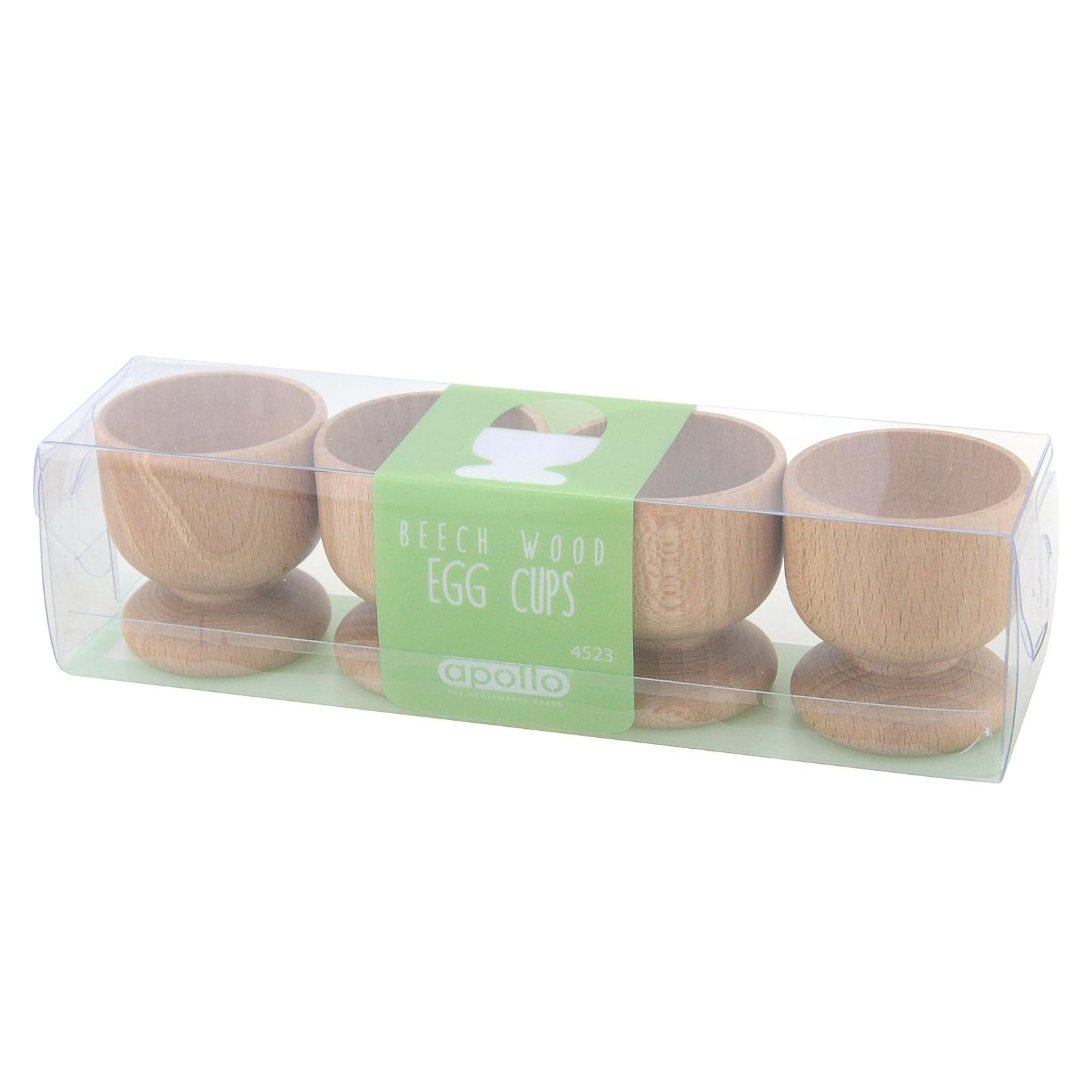 Wooden Egg Cups 4 Pack - Apollo - Egg Cups - Eco Natural Products