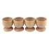 Wooden Egg Cups 4 Pack - Apollo - Egg Cups - Eco Natural Products