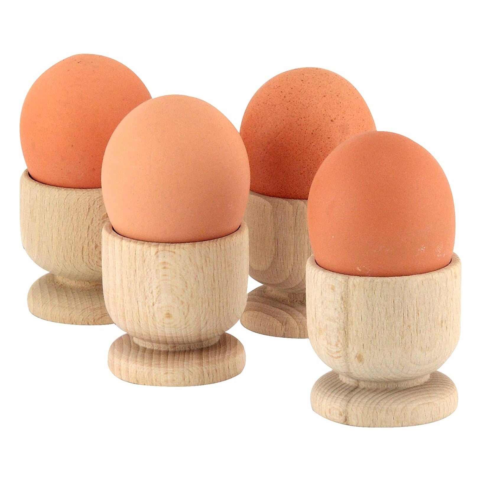 Wooden Egg Cups 4 Pack - Apollo - Egg Cups - Eco Natural Products