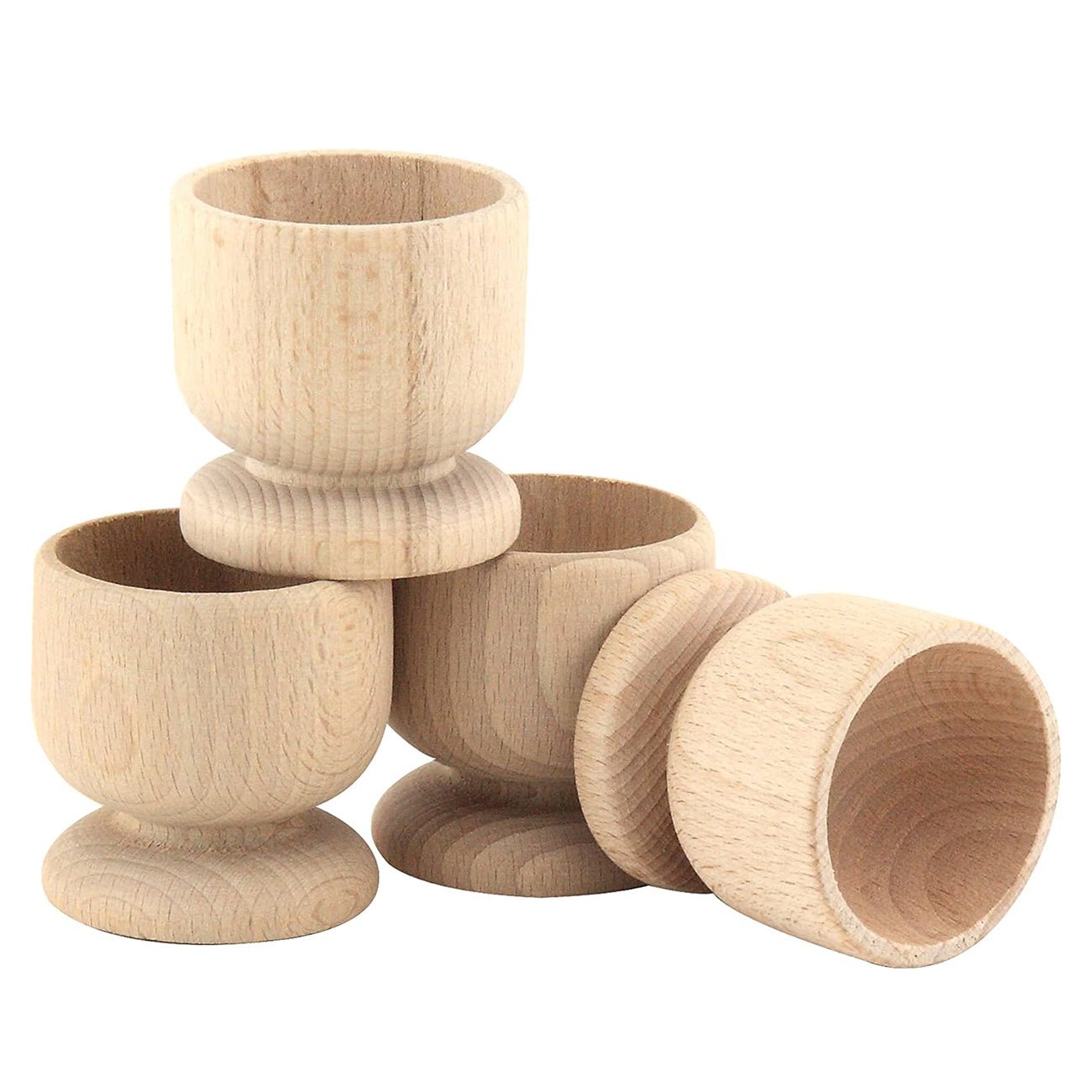 Wooden Egg Cups 4 Pack - Apollo - Egg Cups - Eco Natural Products