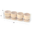 Wooden Egg Cups 4 Pack - Apollo - Egg Cups - Eco Natural Products