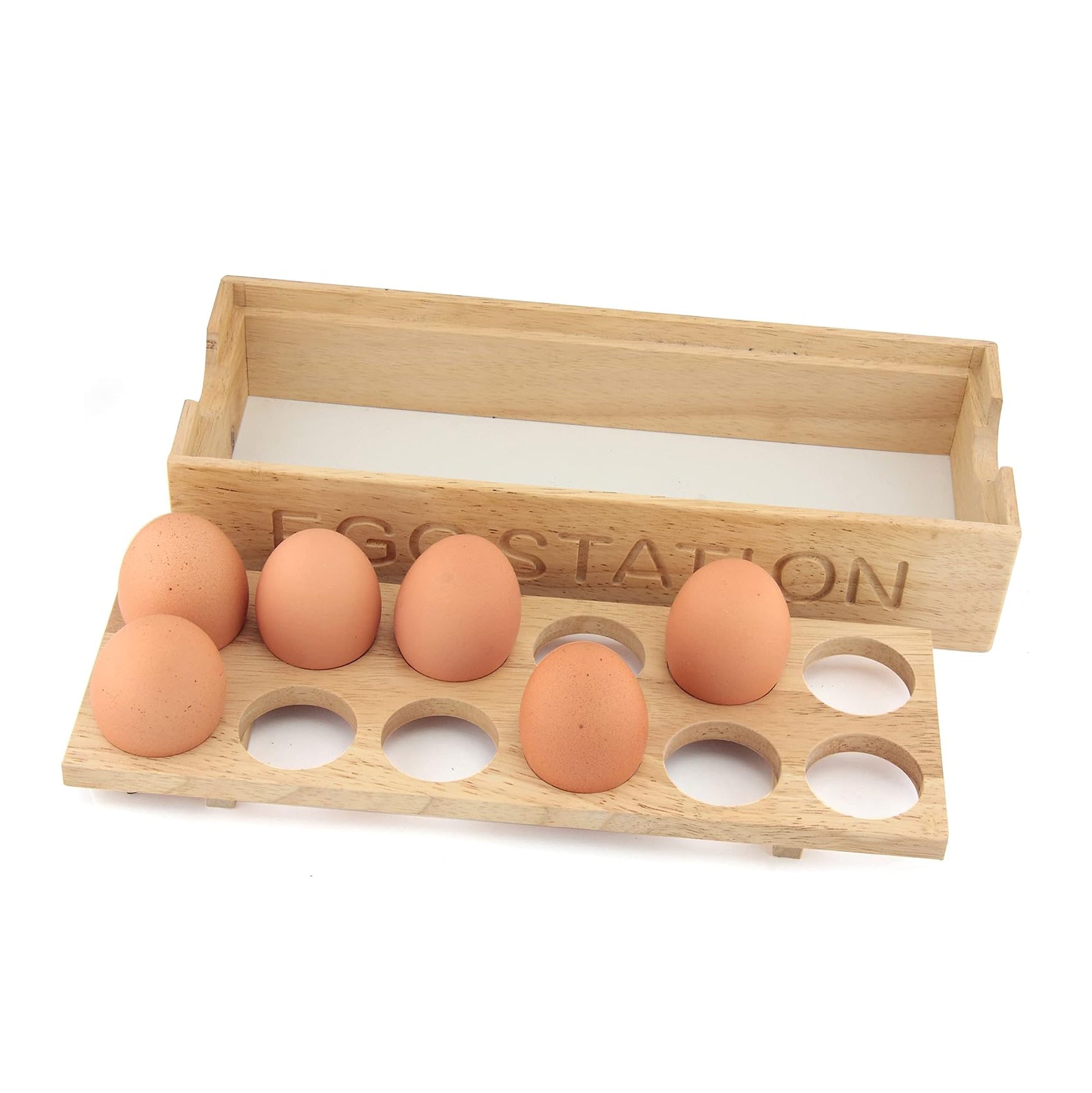 Wooden Egg Station 12 eggs - Apollo - Egg Container - Eco Natural Products