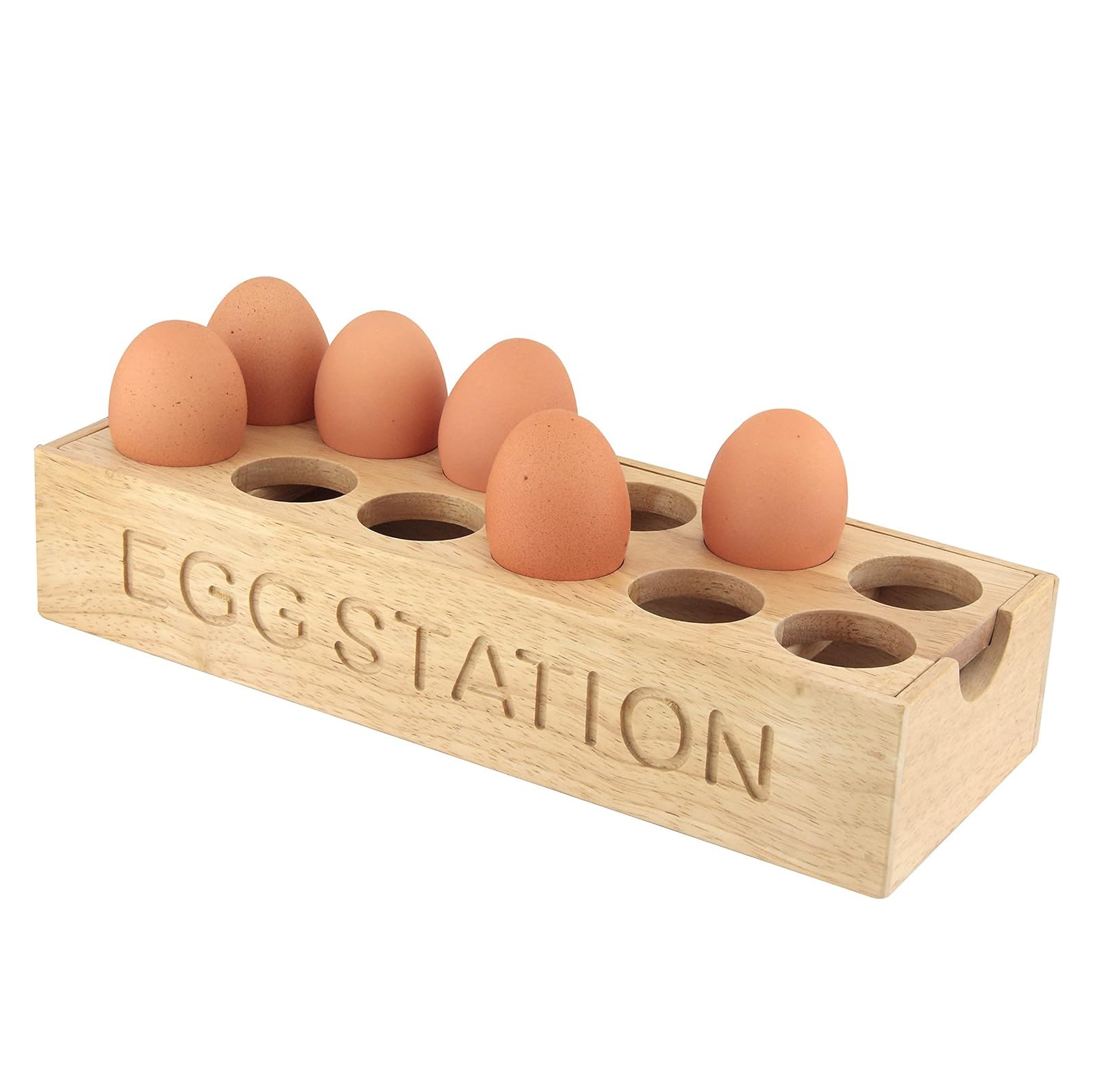 Wooden Egg Station 12 eggs - Apollo - Egg Container - Eco Natural Products