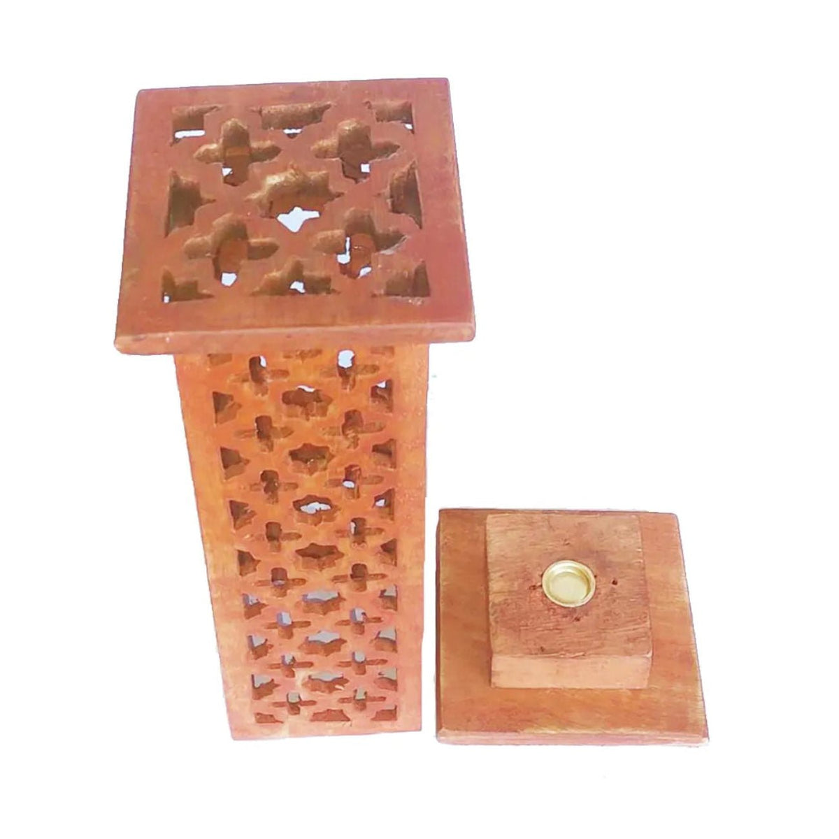 Wooden Incense Holder Tower Handmade - The Indian Connection - Incense Holders - The Indian Connection