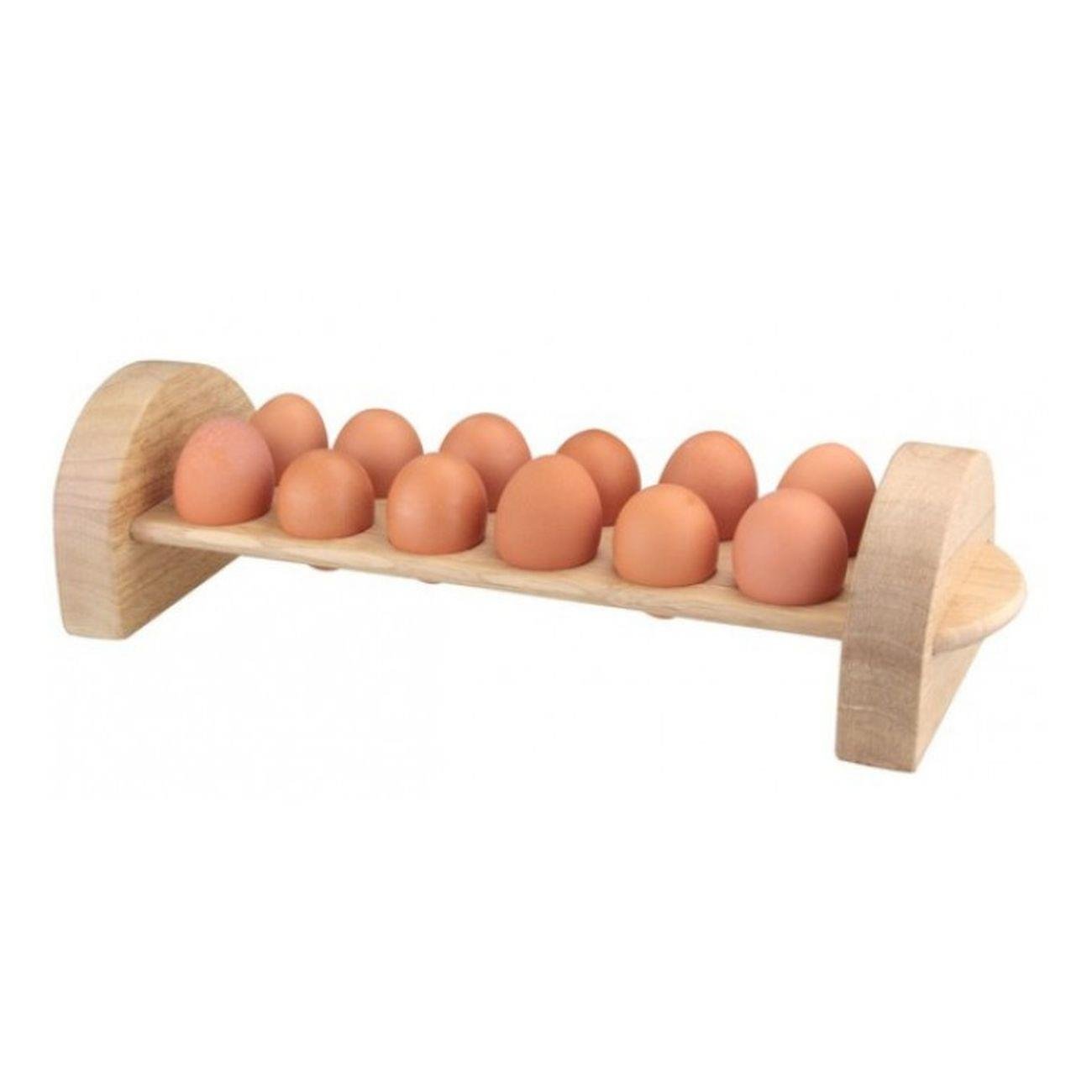 Wooden Rack 12 Eggs - Faded Box - Apollo - Egg Rack - Eco Natural Products