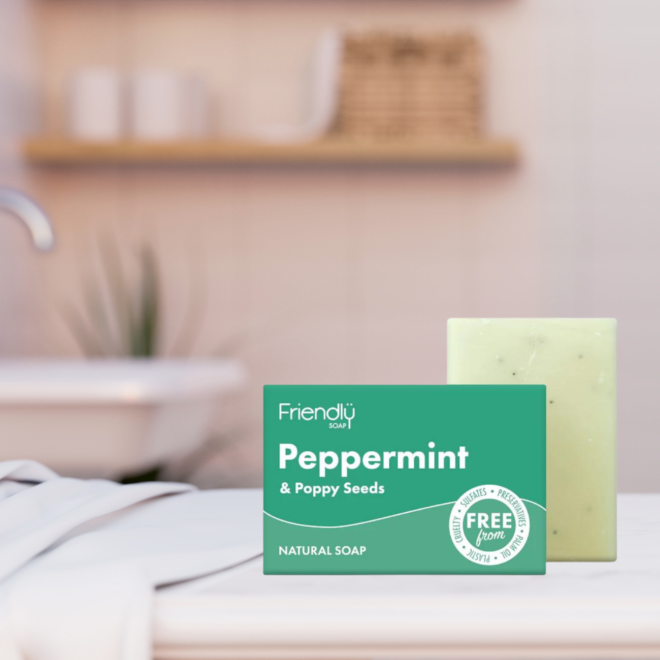 Peppermint & Poppyseed Soap 95g