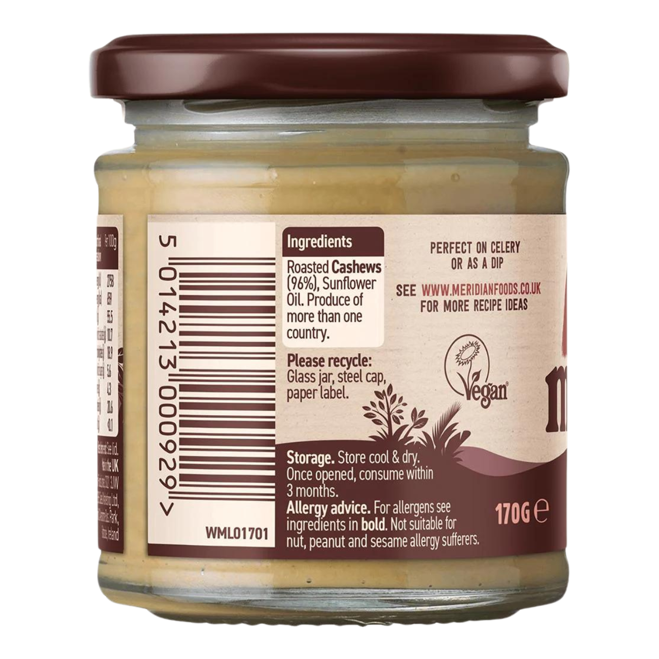 Smooth Cashew Butter 170g