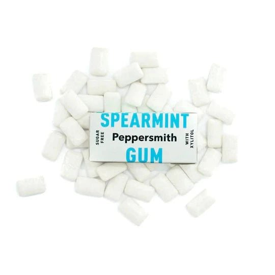 Xylitol English Spearmint Gum 15g - Peppersmith - Chewing Gum - Eco Natural Products