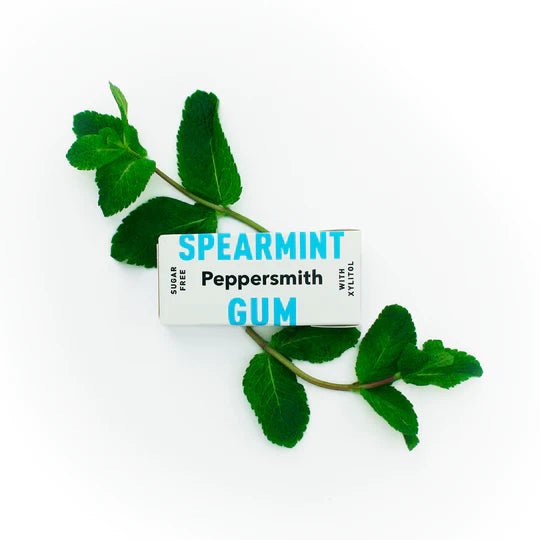 Xylitol English Spearmint Gum 15g - Peppersmith - Chewing Gum - Eco Natural Products