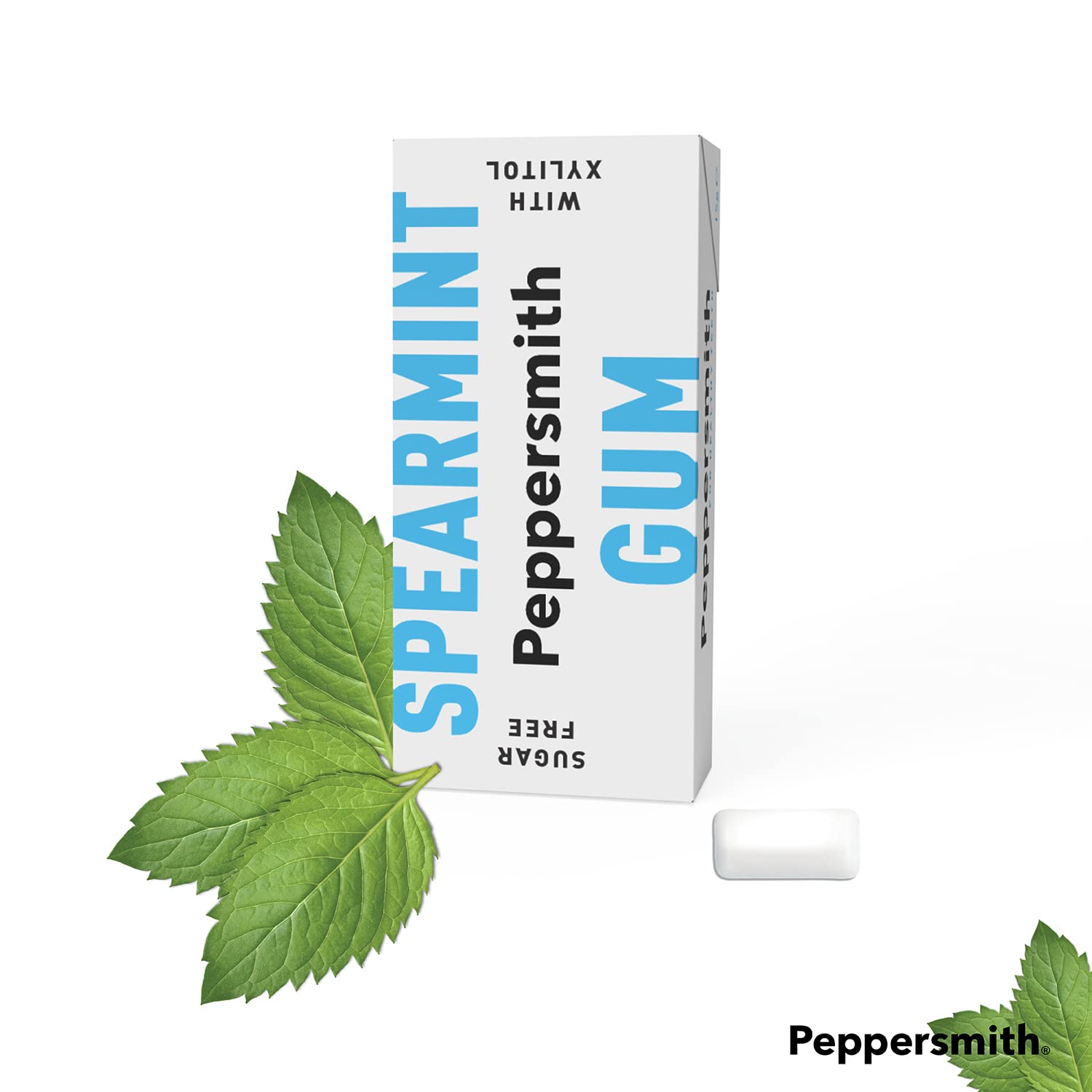 Xylitol English Spearmint Gum 15g - Peppersmith - Chewing Gum - Eco Natural Products