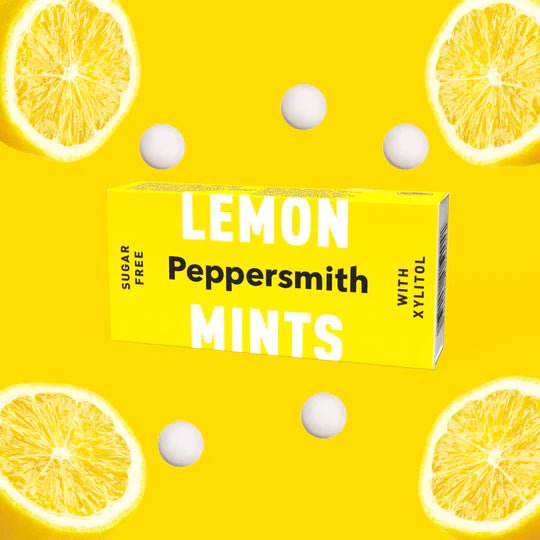 Xylitol Sicilian Lemon Mints 15g - Peppersmith - Mints - Eco Natural Products