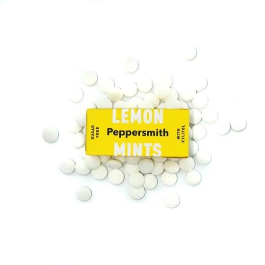 Xylitol Sicilian Lemon Mints 15g - Peppersmith - Mints - Eco Natural Products