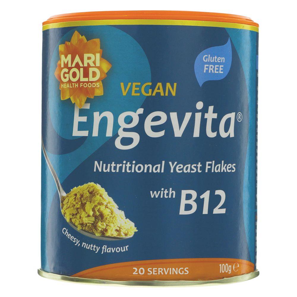 Yeast Flakes with Vitamin B12 Engevita 100g Damaged packaging - Marigold - Yeast flakes - Eco Natural Products
