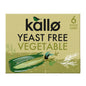Yeast Free Vegetable Stock 6 Cubes - Kallo - Herbs & Spices - Kallo
