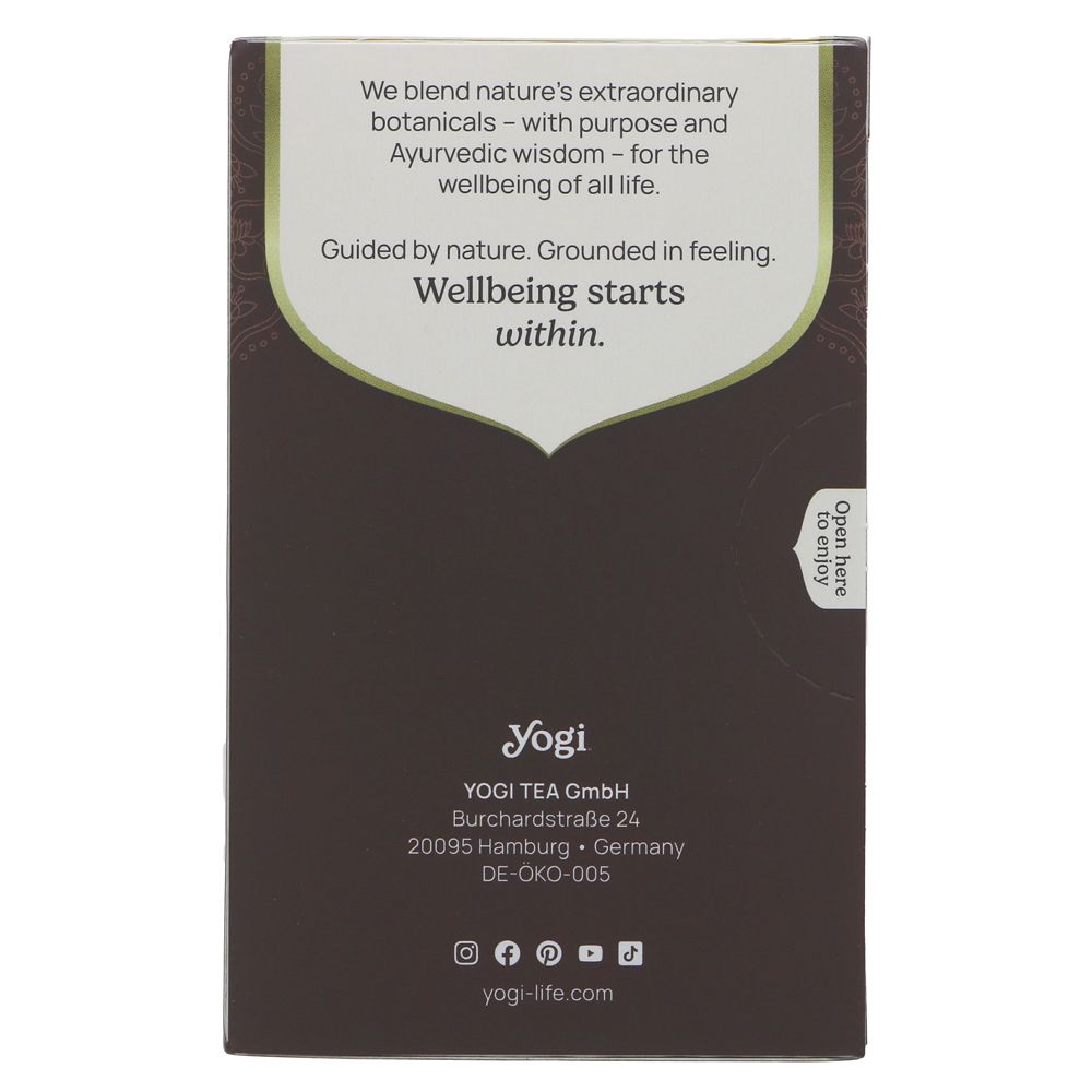 Organic Choco Spice Tea 17 Bags side 3 packaging