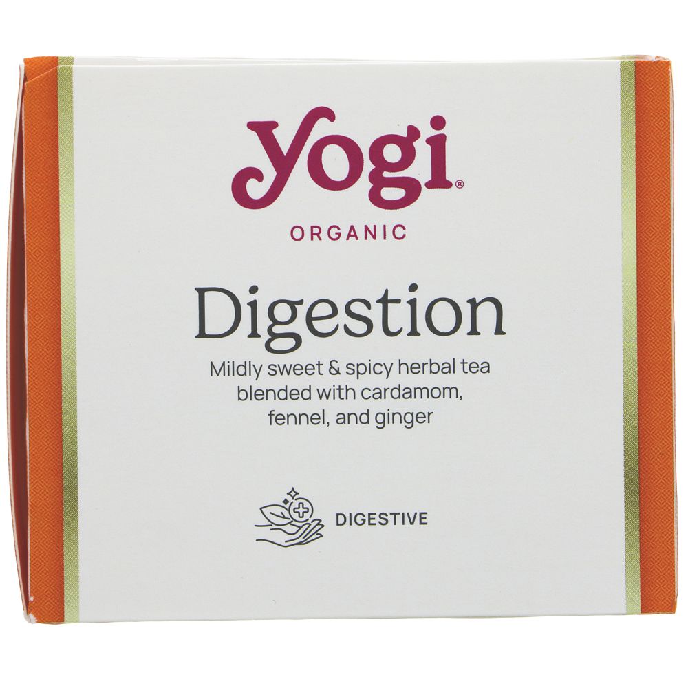 Yogi Tea Organic Stomach Ease Herbal Tea 17 Bags side 4 packaging
