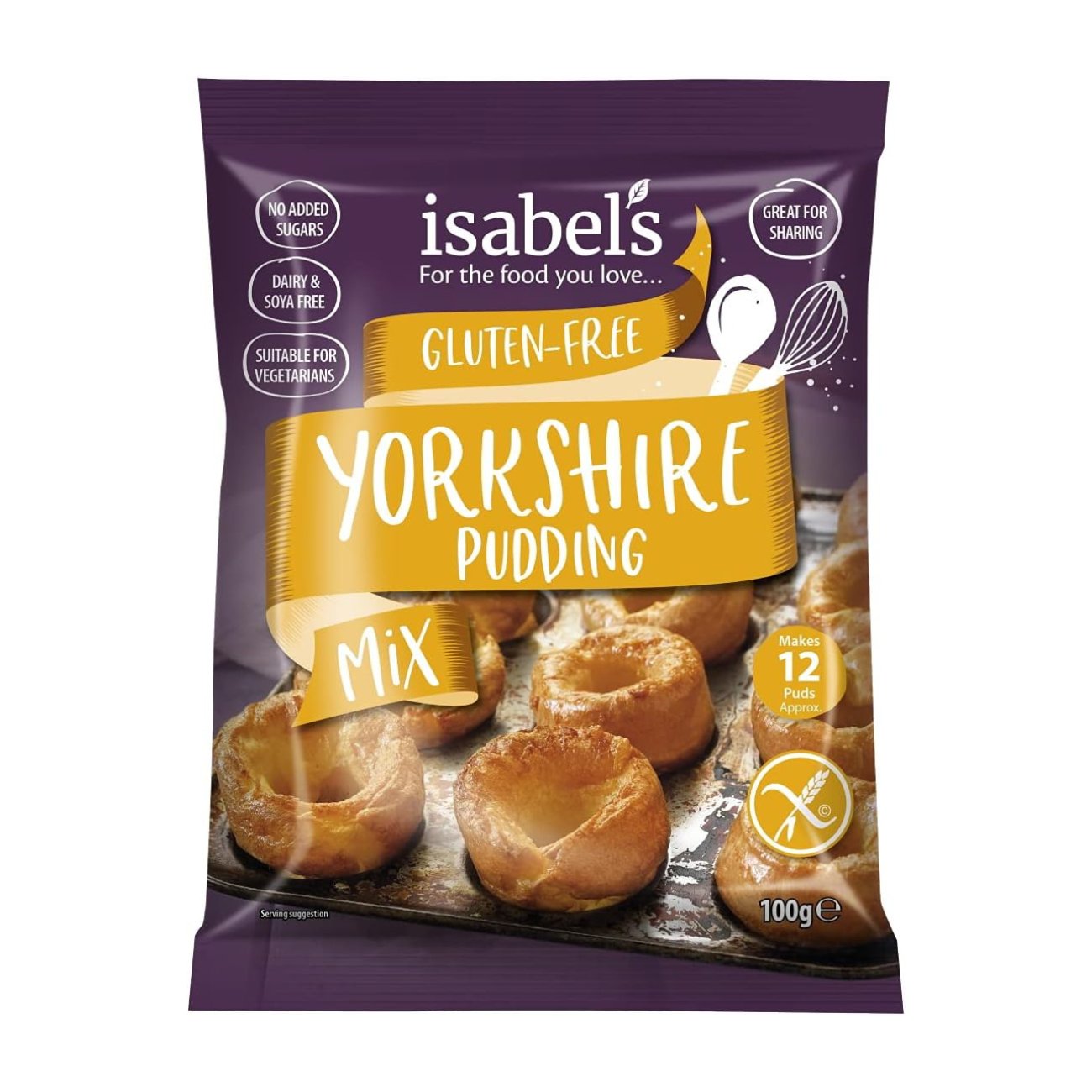 Yorkshire Pudding Mix Gluten Free 100g [BLACK FRIDAY] - Eco Natural Products - Isabel's - Baking Mix