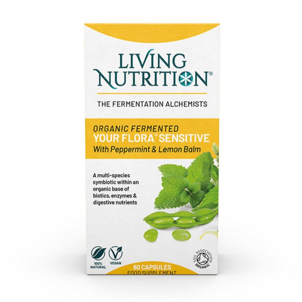 Your Flora Sensitive 60 Capsules - Living Nutrition - Food Supplement - Eco Natural Products
