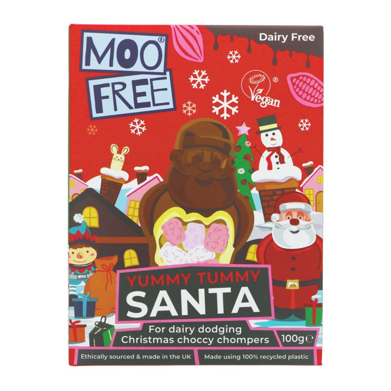 Yummy Tummy Santa 100g [BLACK FRIDAY] - Eco Natural Products - Moo Free - Chocolate