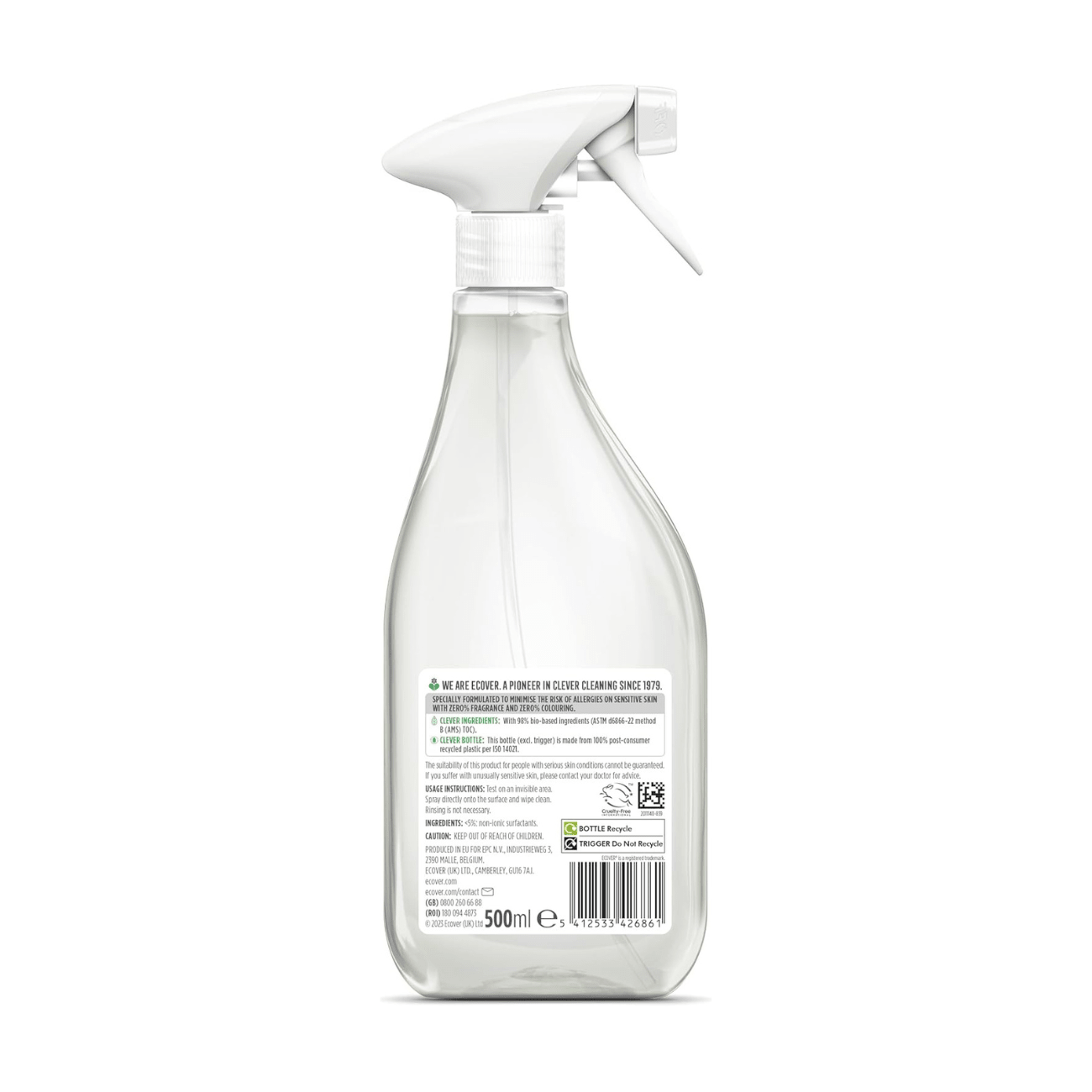 Zero Multi - Action Cleaner Spray 500ml - Ecover - All - Purpose Cleaners - Ecover