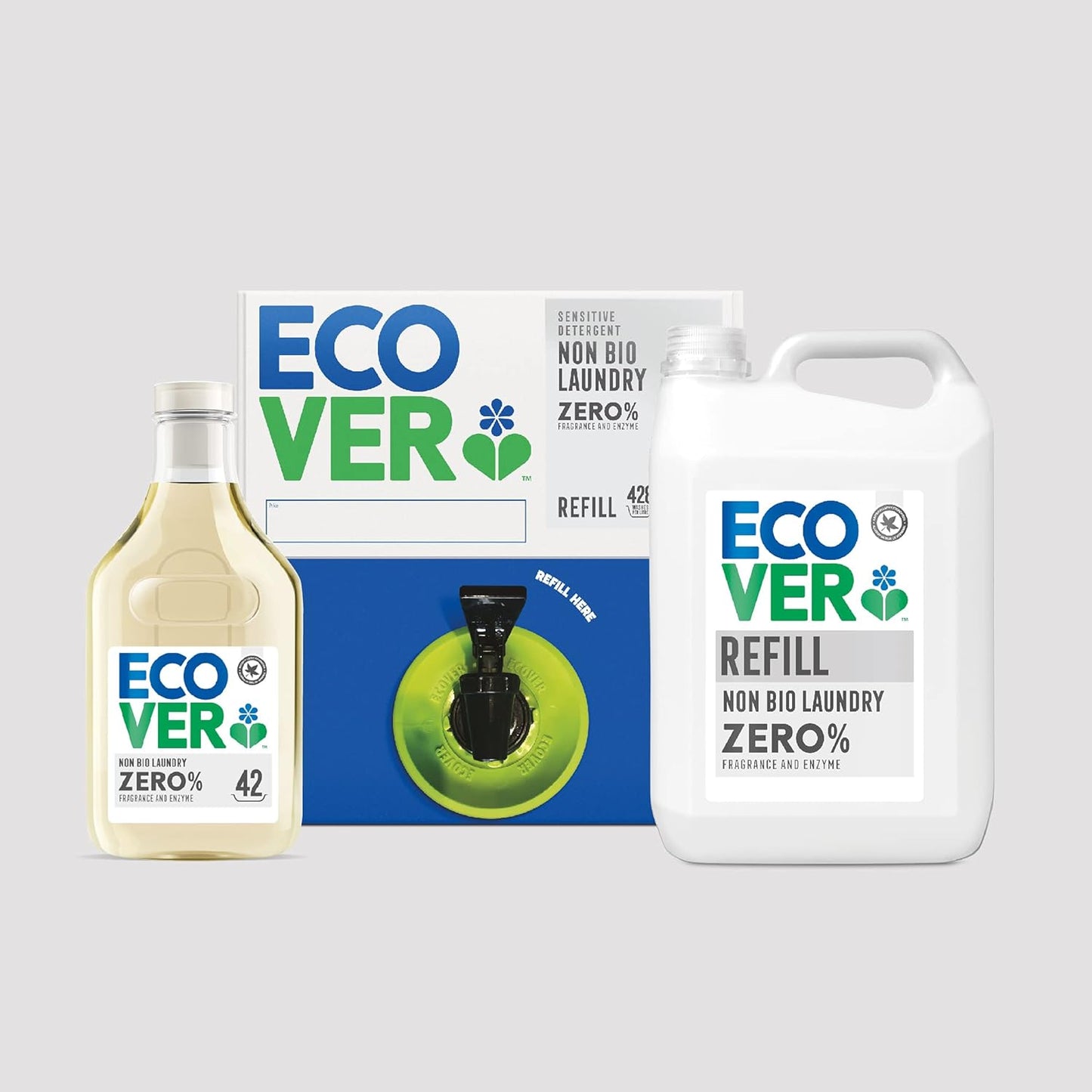 Zero Sensitive Fabric Softener 57 Washes 1.43L - Ecover - Fabric Softener - Eco Natural Products
