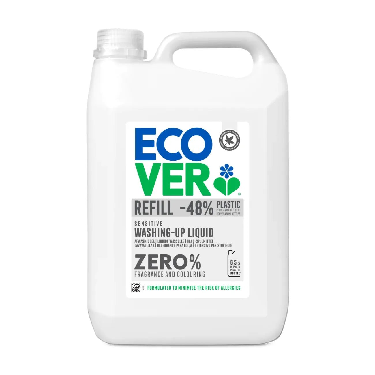 Zero Washing Up Liquid 5L - Ecover - Washing Up Liquid - Ecover