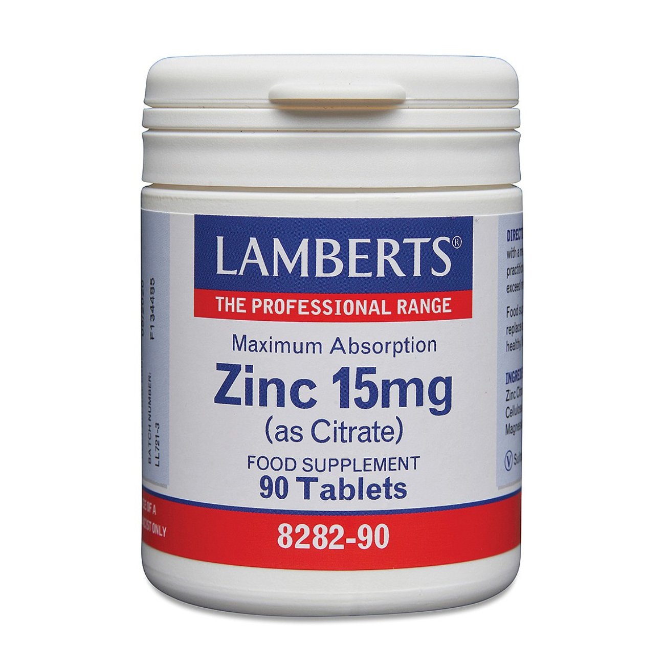 Zinc 15mg 90 Tablets [BLACK FRIDAY] - Eco Natural Products - Lamberts - Food Supplement