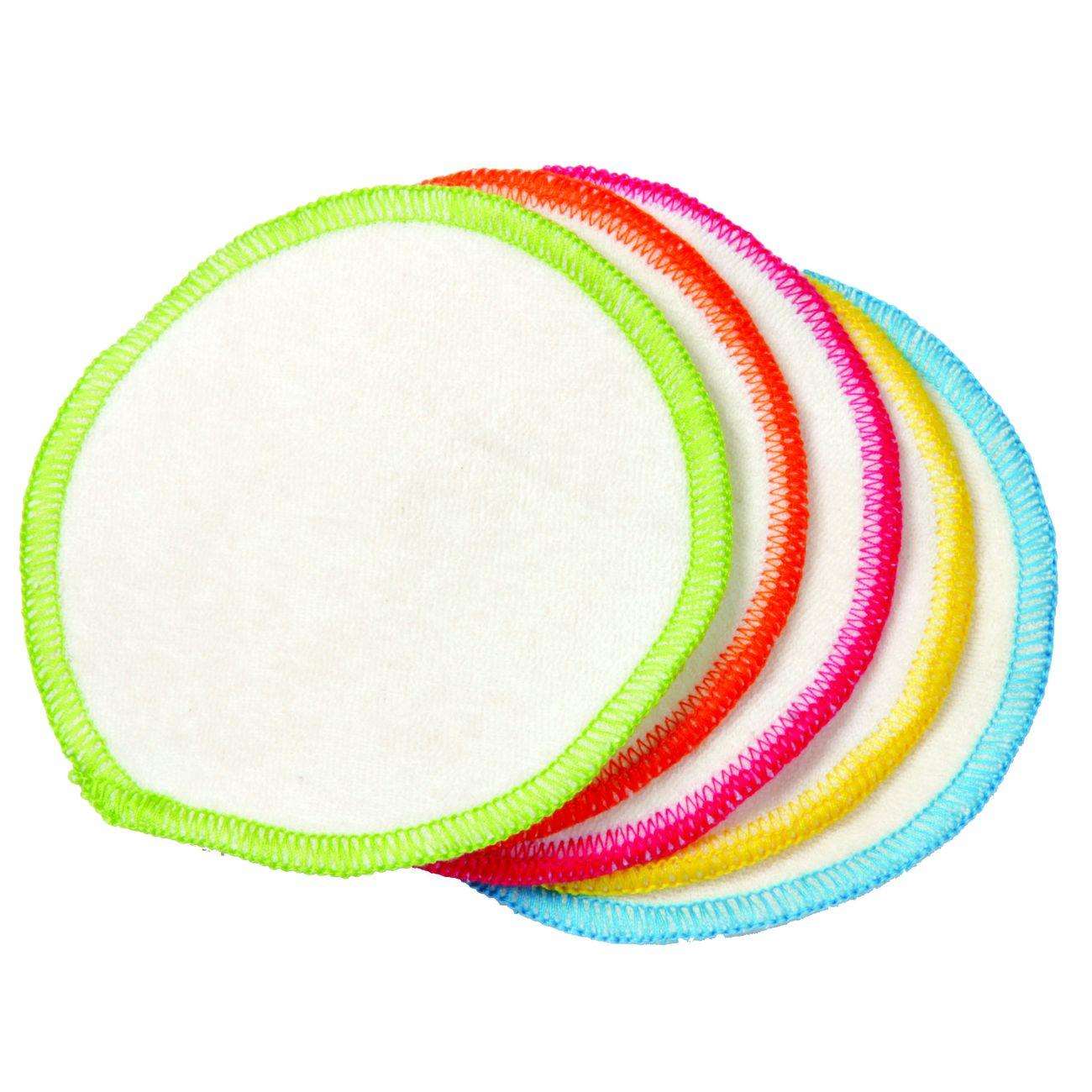 10 Coloured Makeup Remover Pads