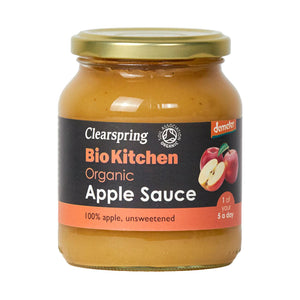 Organic Apple Sauce Unsweetened Demeter Bio Kitchen 360g