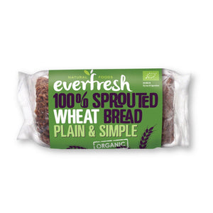 Everfresh Organic Plain and Simple Sprouted Wheat Bread 400g