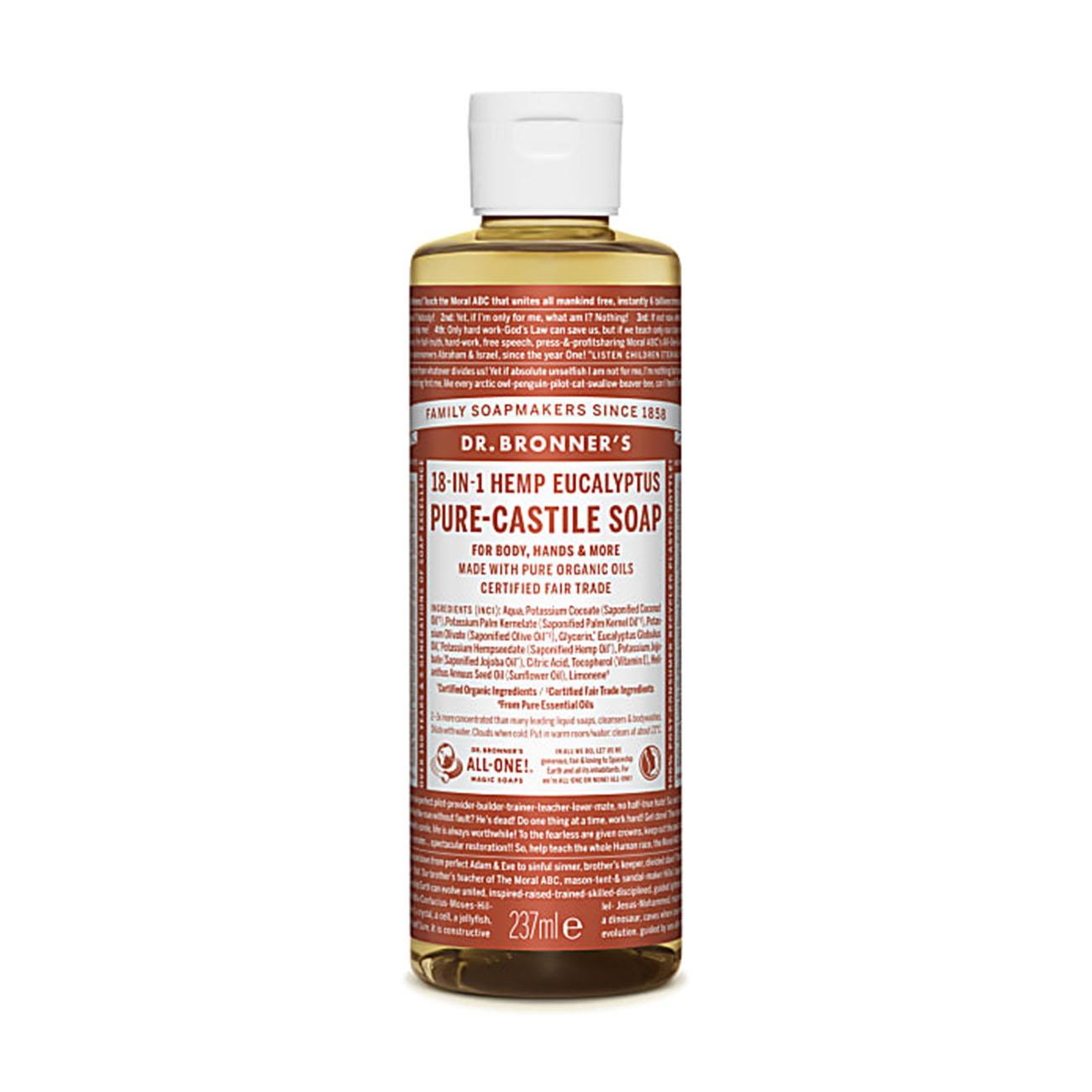 Eucalyptus Pure-Castile Liquid Soap 237ml