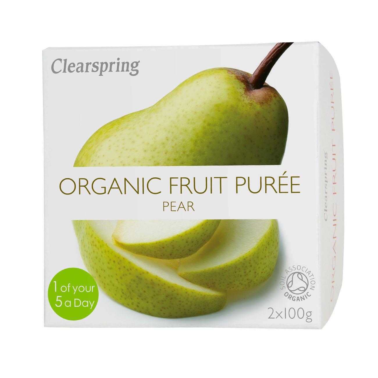 Organic Pear Fruit Puree 2x100g
