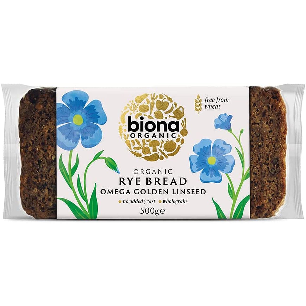 Organic Omega Golden Linseed Rye Bread 500g