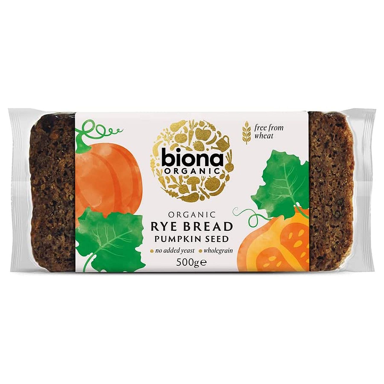 Organic Pumpkin Seed Rye Bread 500g
