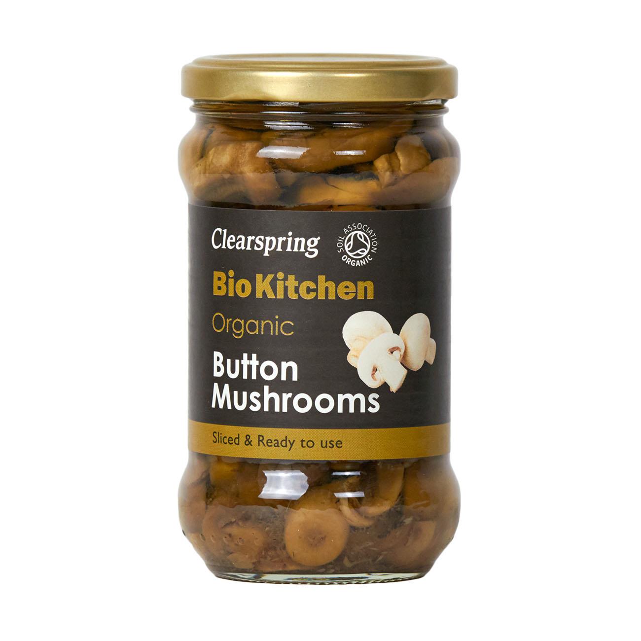 Organic Button Mushrooms Bio Kitchen 280g